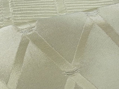 平和屋着物■六通柄袋帯　籬文様　銀糸　逸品　th0857