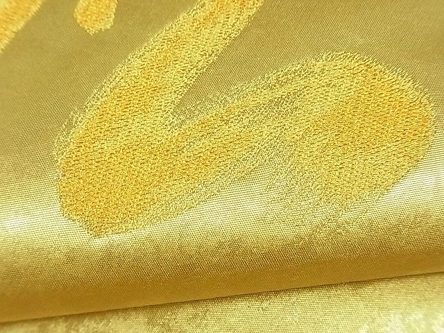 平和屋着物■太鼓柄袋帯 文字文 金糸 逸品 th2593