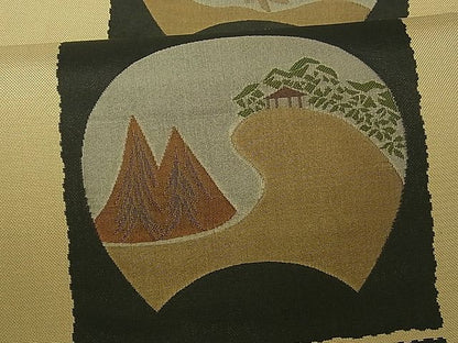 平和屋着物■六通柄袋帯 古今絵巻 逸品 th2611