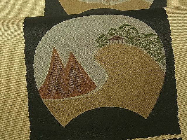 平和屋着物■六通柄袋帯 古今絵巻 逸品 th2611