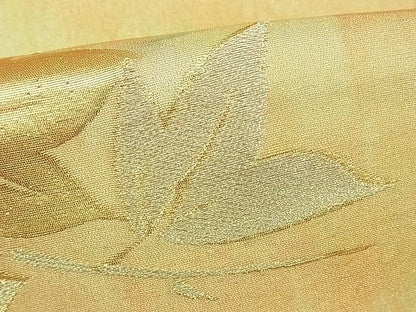 平和屋着物■六通柄袋帯 楓 金糸 逸品 th2637