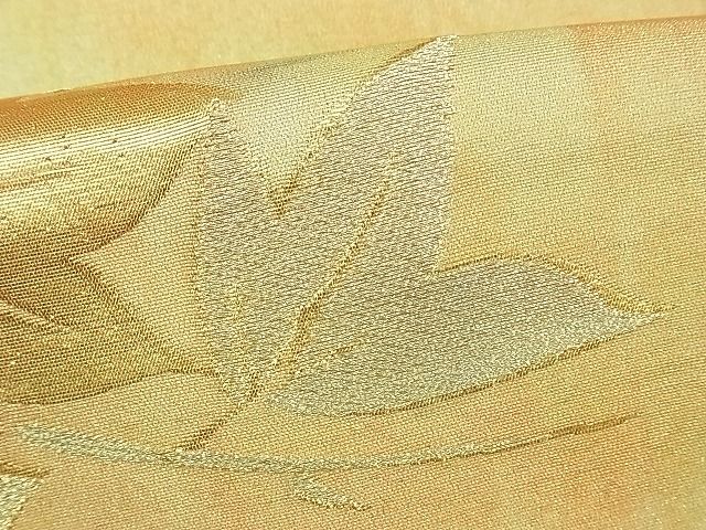 平和屋着物■六通柄袋帯 楓 金糸 逸品 th2637