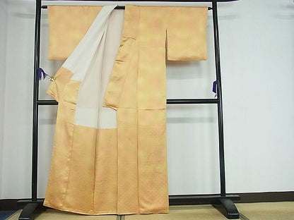 平和屋着物■色留訪問着　霞青海波地紋　暈し染め　逸品　th2738