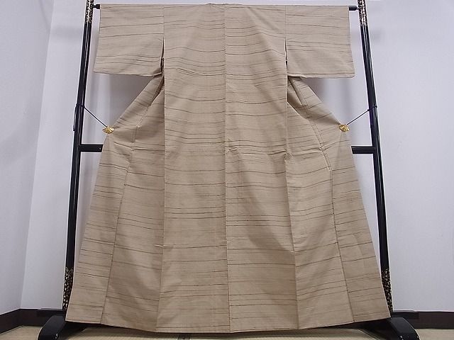 平和屋着物■上質な紬 霞文 逸品 tw2229