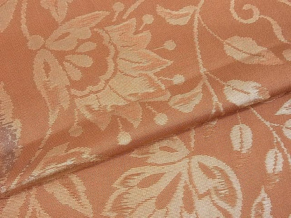 平和屋着物■六通柄京袋帯 更紗花唐草文 金糸 逸品 ud0976
