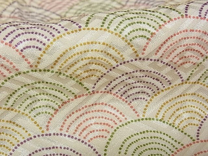 平和屋着物■付下げ　青海波　逸品　ud1201