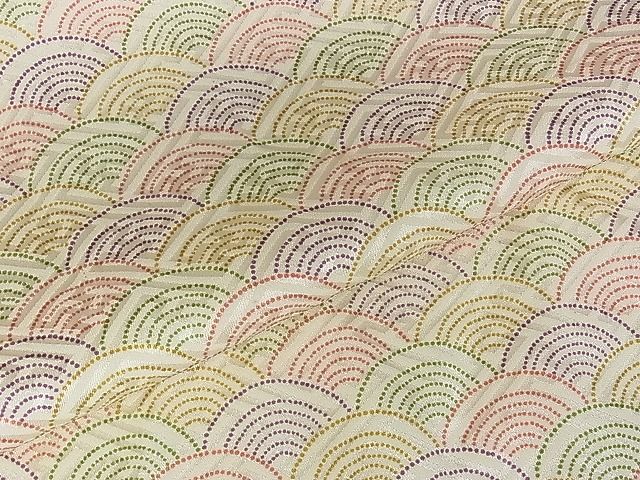 平和屋着物■付下げ　青海波　逸品　ud1201