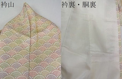 平和屋着物■付下げ　青海波　逸品　ud1201
