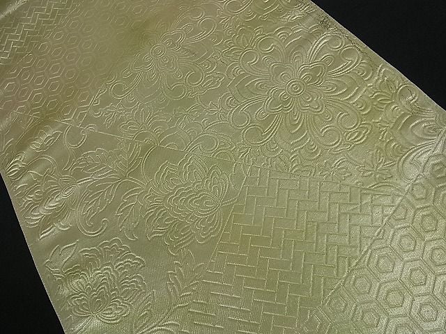平和屋着物■全通柄袋帯 切嵌吉祥花文 逸品 ut1997