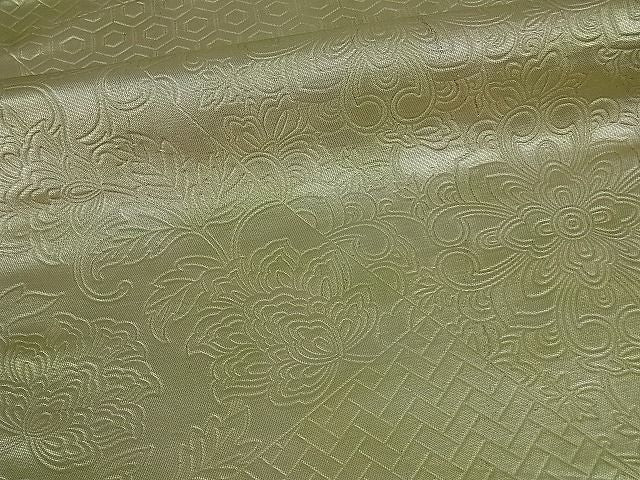 平和屋着物■全通柄袋帯 切嵌吉祥花文 逸品 ut1997