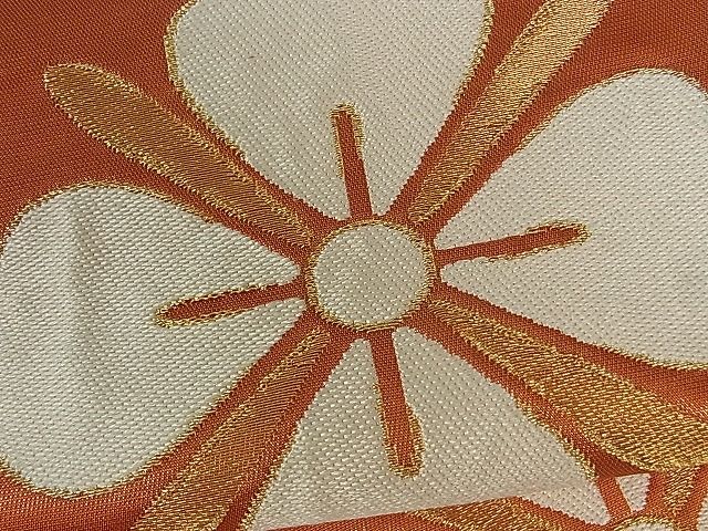 平和屋着物■六通柄袋帯 蜀江花文 金糸 逸品 ut2015