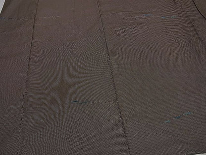 平和屋着物■上質なお召 吉祥文 逸品 ut2444