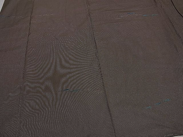 平和屋着物■上質なお召 吉祥文 逸品 ut2444