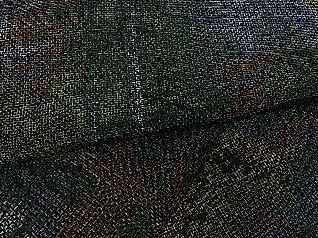 平和屋着物■上質な紬 樹林文 逸品 ut2506