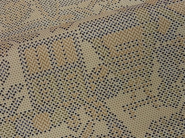 平和屋着物■上質な紬 風景吉祥文 逸品 ut2584