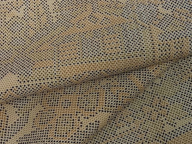 平和屋着物■上質な紬 風景吉祥文 逸品 ut2584
