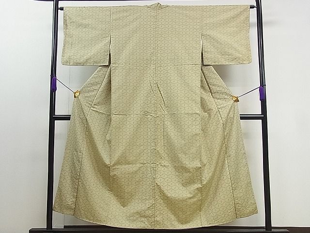 平和屋着物■上質な紬 吉祥文 逸品 ut3394