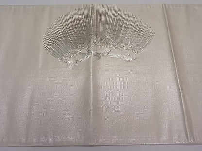 平和屋着物■太鼓柄袋帯　駒刺繍　松　逸品　ut4077