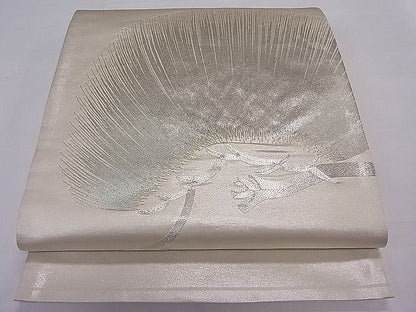 平和屋着物■太鼓柄袋帯　駒刺繍　松　逸品　ut4077