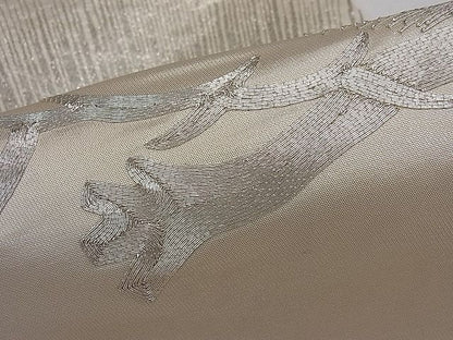 平和屋着物■太鼓柄袋帯　駒刺繍　松　逸品　ut4077