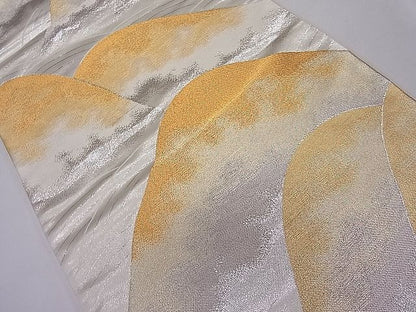 平和屋着物■六通柄袋帯 遠山文 金銀糸 逸品 ut4095