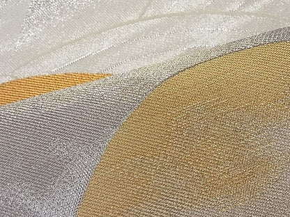 平和屋着物■六通柄袋帯 遠山文 金銀糸 逸品 ut4095