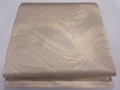 平和屋着物■六通柄袋帯 霞文 金糸 逸品 ut4121