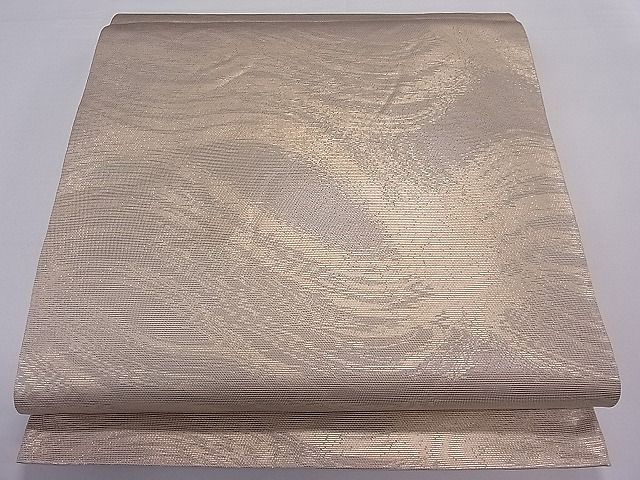 平和屋着物■六通柄袋帯 霞文 金糸 逸品 ut4121