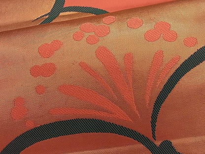 平和屋着物■本袋帯 舞花文 金糸 逸品 ut4123