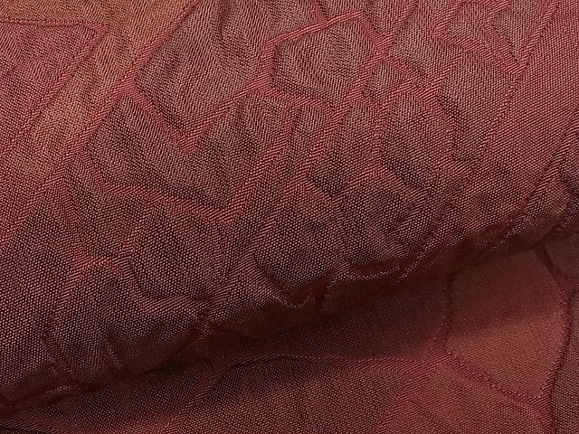 平和屋着物■六通柄袋帯 ふくれ織 石畳文 逸品 ut4160