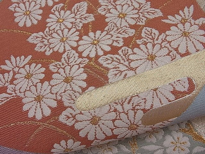 平和屋着物■六通柄袋帯 蒔絵 金銀糸 逸品 ut4190