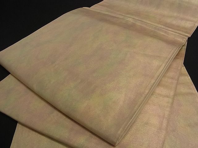 平和屋着物■六通柄袋帯 霞文 引箔 逸品 uw0216