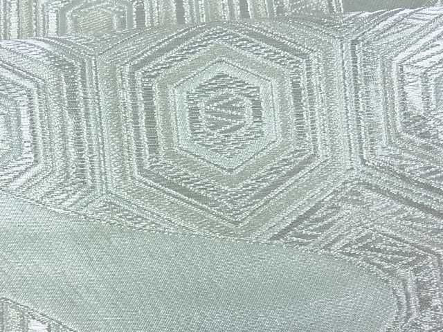 平和屋着物■六通柄袋帯 流水亀甲文 銀糸 逸品 uw0342