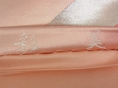 平和屋着物■六通柄袋帯 彩美 唐草文 銀糸 逸品 uw0576