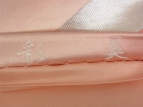 平和屋着物■六通柄袋帯 彩美 唐草文 銀糸 逸品 uw0576