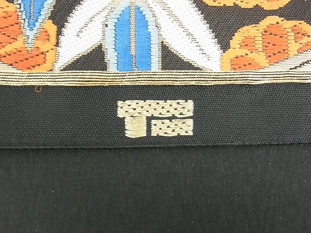 平和屋着物■六通柄袋帯 亀甲花文 金銀糸 逸品 uw0581