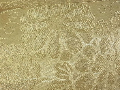 平和屋着物■六通柄袋帯 霞取り吉祥花文 金糸 逸品 uw0607