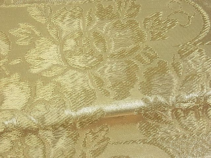 平和屋着物■六通柄袋帯 霞取り吉祥花文 金糸 逸品 uw0607