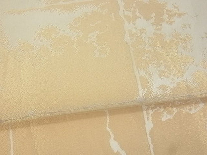 平和屋着物■両面全通柄袋帯 格子霞文 金糸 逸品 uw0667