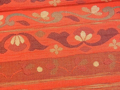 平和屋着物■六通柄袋帯 花唐草文 逸品 uw0865