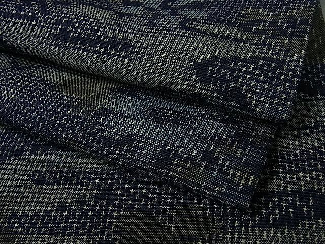 平和屋着物■上質な紬 草花文 逸品 vf2983