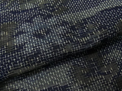 平和屋着物■上質な紬 草花文 逸品 vf2983
