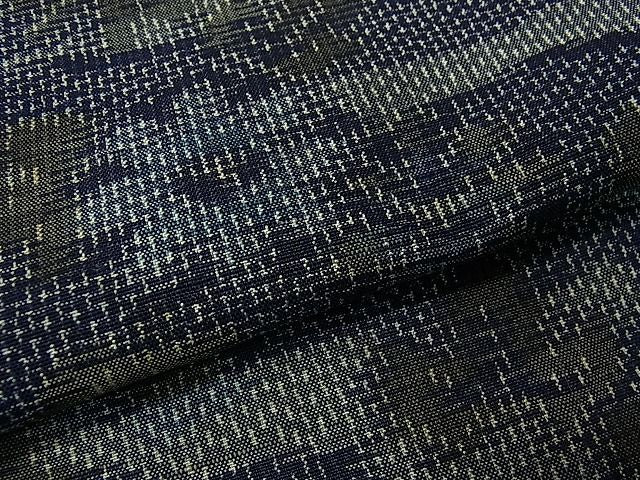 平和屋着物■上質な紬 草花文 逸品 vf2983