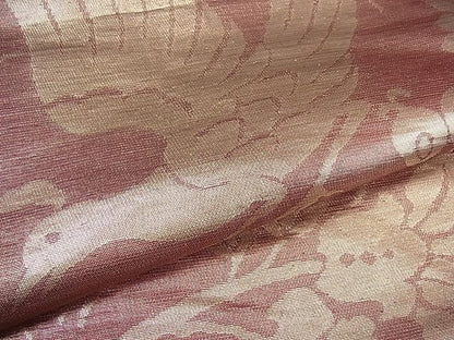 平和屋着物■六通柄袋帯　動物花唐草文　金糸　逸品　vf3940
