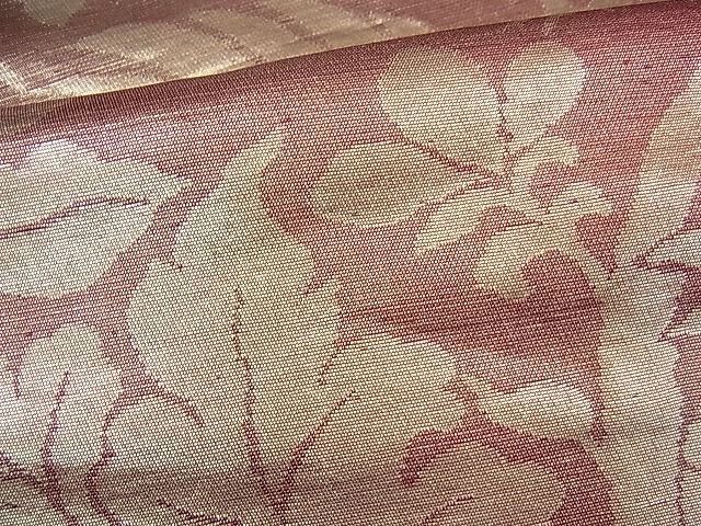 平和屋着物■六通柄袋帯　動物花唐草文　金糸　逸品　vf3940