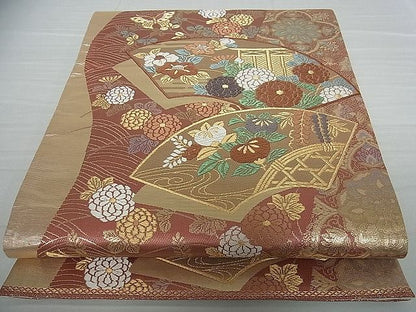 平和屋着物■六通柄袋帯 唐織 花宴錦 金銀糸 逸品 vf4724