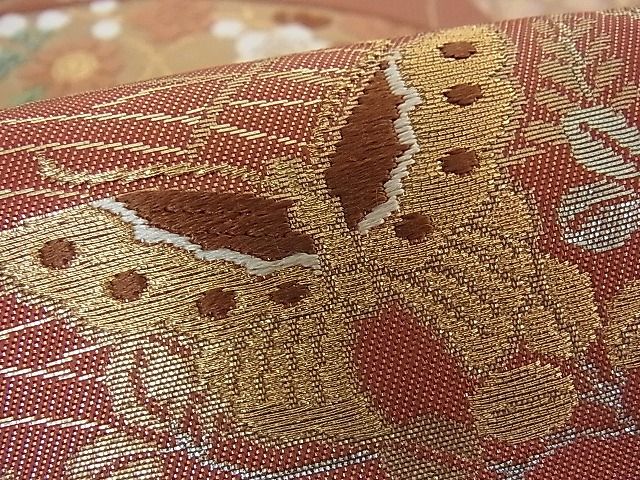 平和屋着物■六通柄袋帯 唐織 花宴錦 金銀糸 逸品 vf4724