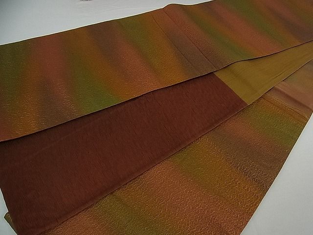 平和屋着物■両面 六通柄袋帯 霞文 逸品 vf4780