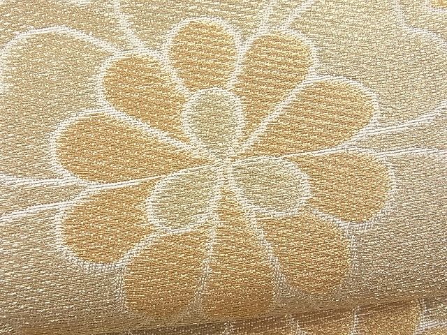平和屋着物■六通柄袋帯 蜀江花文 金糸 逸品 n-vz0303