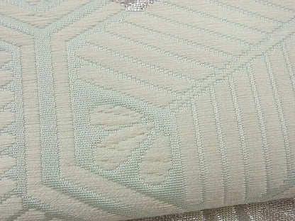 平和屋着物■六通柄袋帯 唐織 雲取り毘沙門亀甲文 銀糸 逸品 n-vz0477